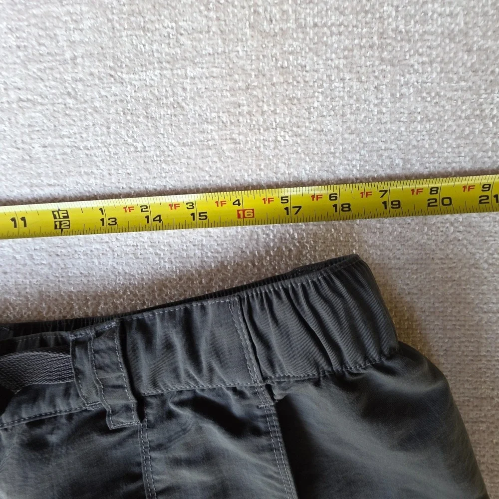 The North Face T150 T550‎ Belted Convertible Hiking Cargo Pants Men's XL Grey
